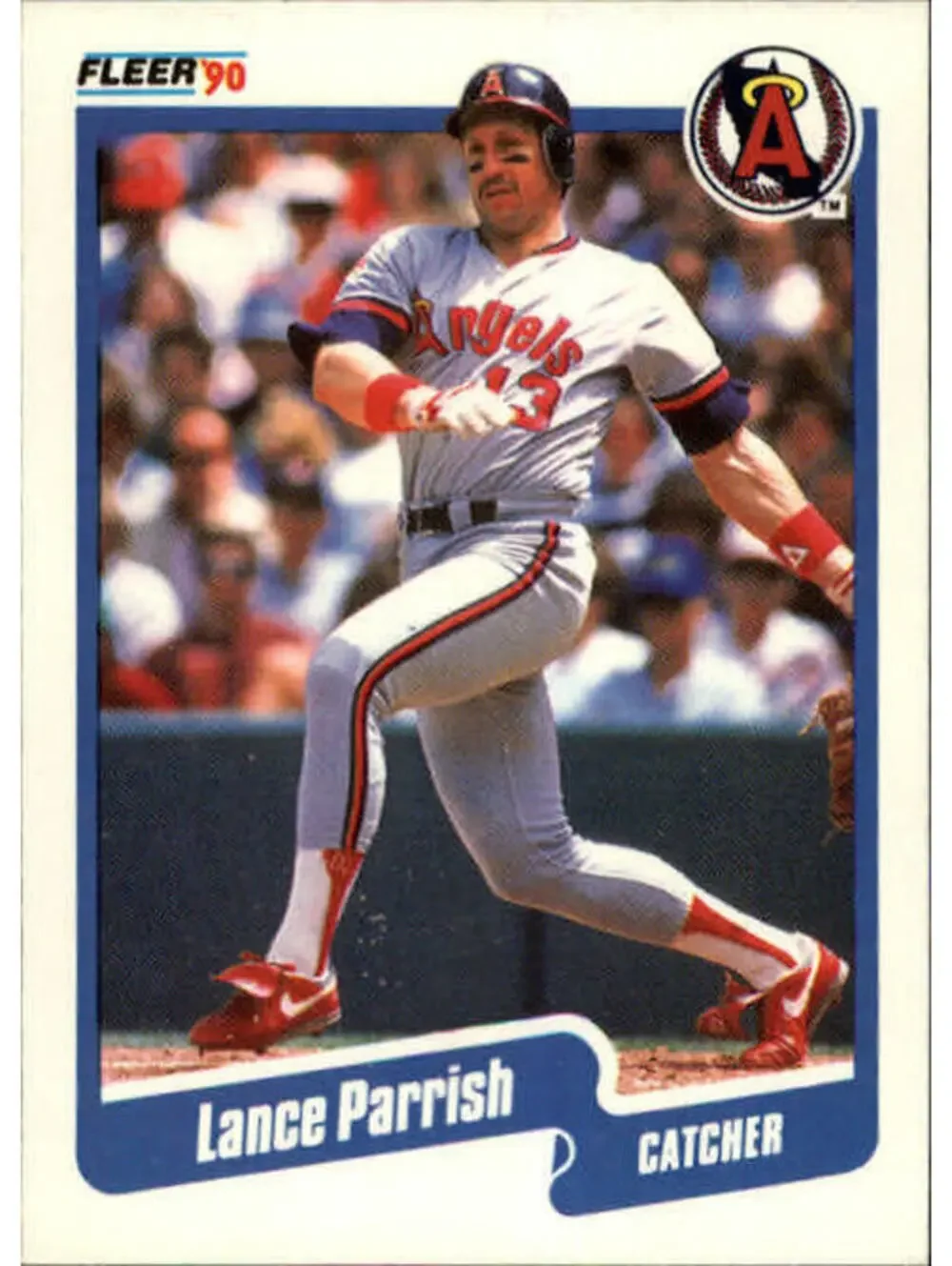 1990 Lance Parrish Fleer Baseball Card #141